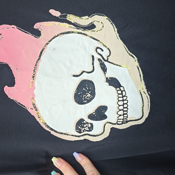 Torrid Tech Jersey Sleeveless Active Tank 2x flaming skull - Picture 9 of 12